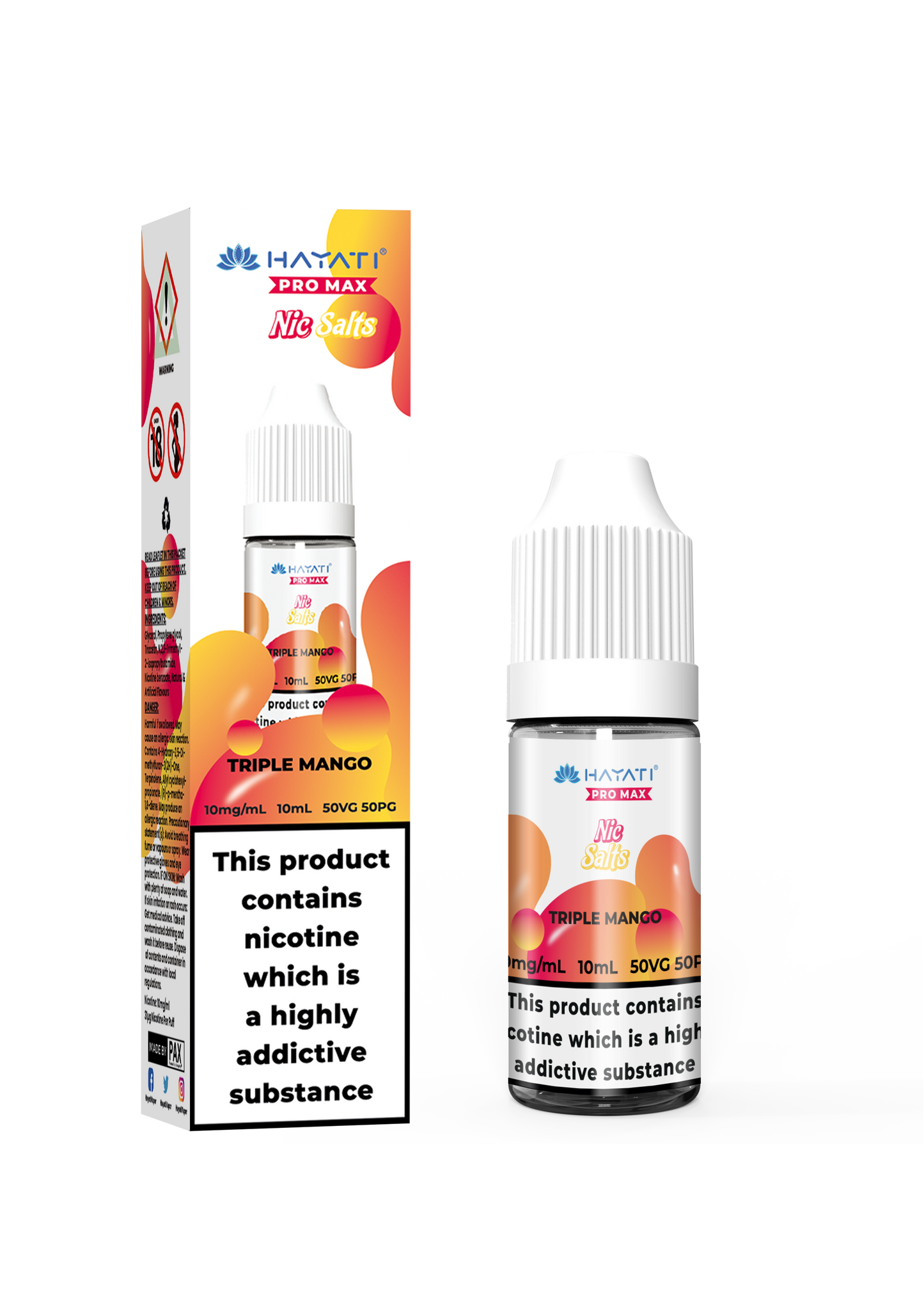 Hayati Pro Max Nic Salts 10MG 10ML E-Liquid