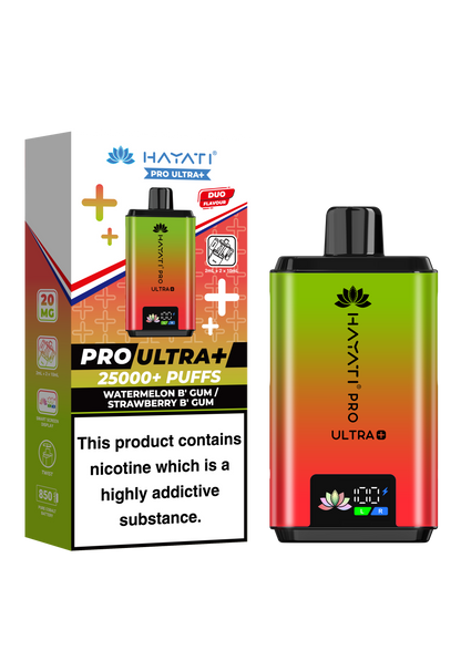 Hayati Pro Ultra+ 25,000  20MG prefilled pod Kit