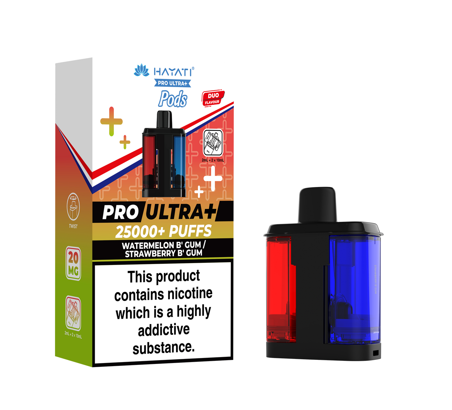 Hayati Pro Ultra+ 25000 20MG prefilled Pods