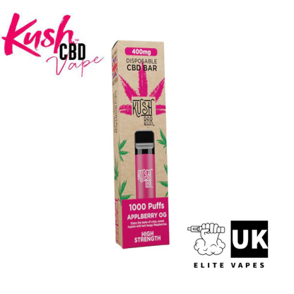 Kush CBD Disposable 1000 Puffs - Elite Vapes UK
