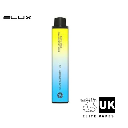 Elux Legend Pro 3500 Puffs 20MG Disposable Vape - Elite Vapes UK