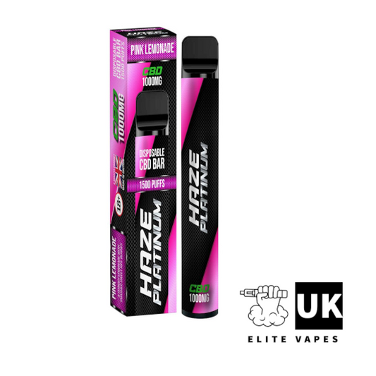Haze CBD Disposable 1500 Puffs - Elite Vapes UK
