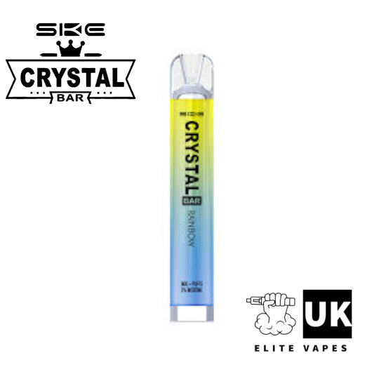 Crystal Bar 600 Puffs 20MG Disposable Vape - Elite Vapes UK