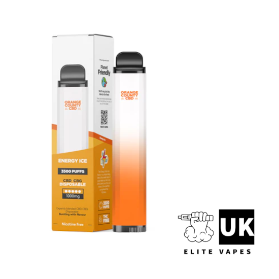 Orange County 3500 CBD Disposables - Elite Vapes UK